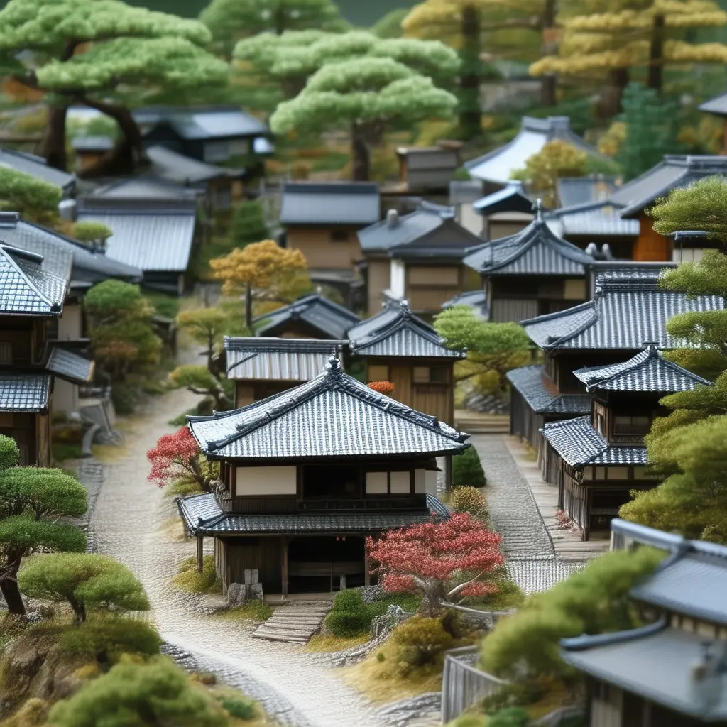 Miniature town in Kyoto