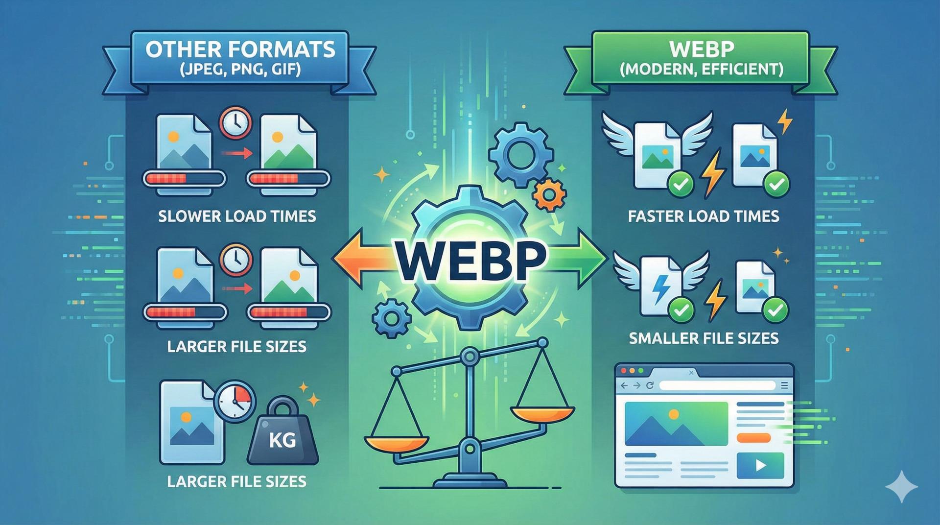 WebP vs traditional formats